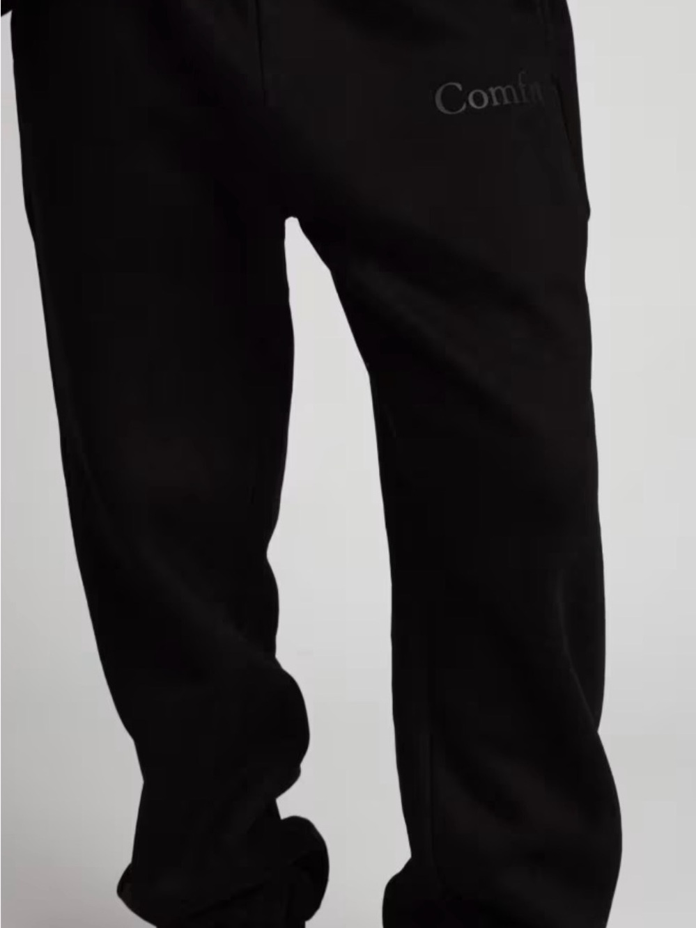 New Black Fleece Joggers - Soft Everyday Sweatpants